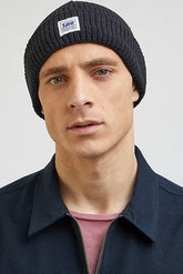 Lee Workwear Beanie Męska Czapka Na Zimę Ciepła Black 112342461 LP75011656